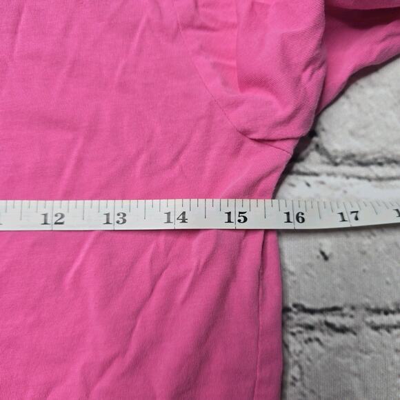 J Crew Pink Long Sleeve Turtleneck Knit Top Size Medium Cotton Blend? - Picture 7 of 8